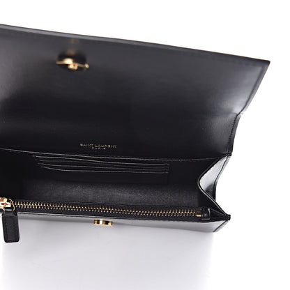 Saint Laurent Smooth Calfskin Monogram Kate Belt Bag Black 5 of 9