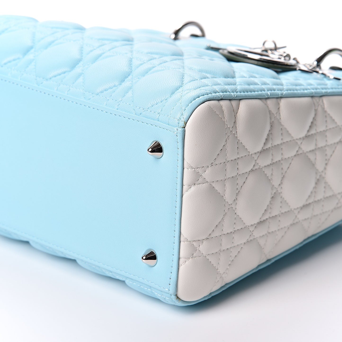 Lambskin Cannage Medium Tri-Color Lady Dior