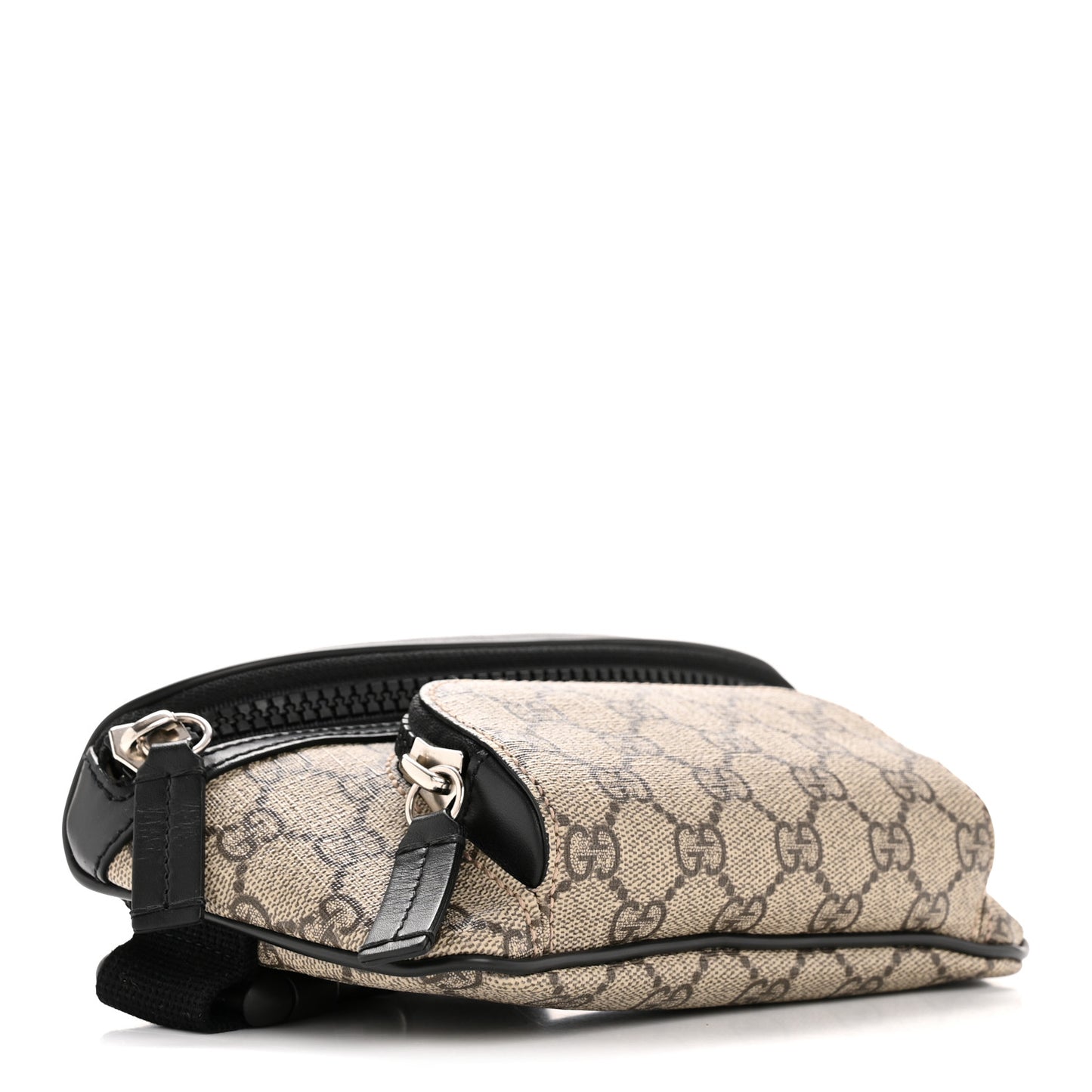 GG Supreme Monogram Belt Bag Black