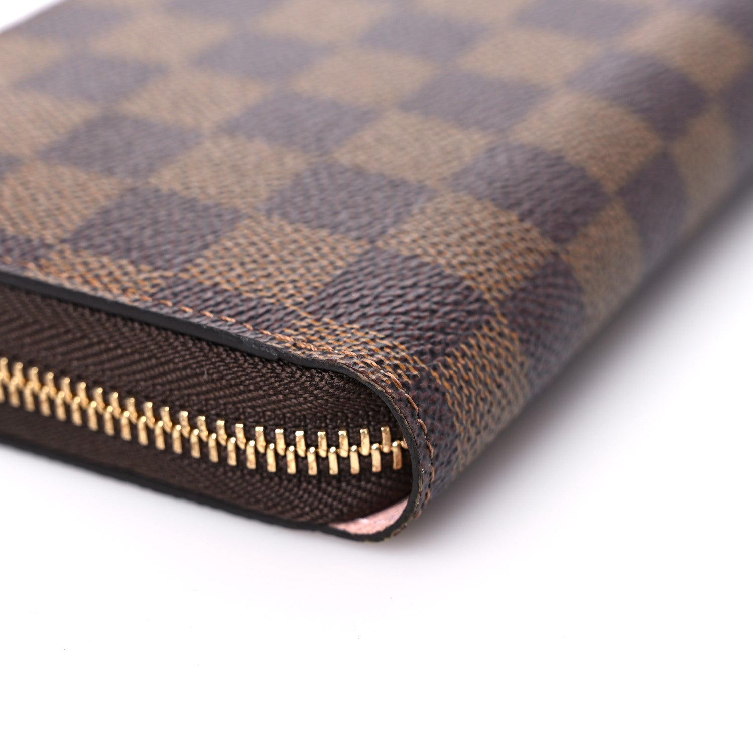 Louis Vuitton Damier Ebene Zippy Wallet Rose Ballerine 9 of 9