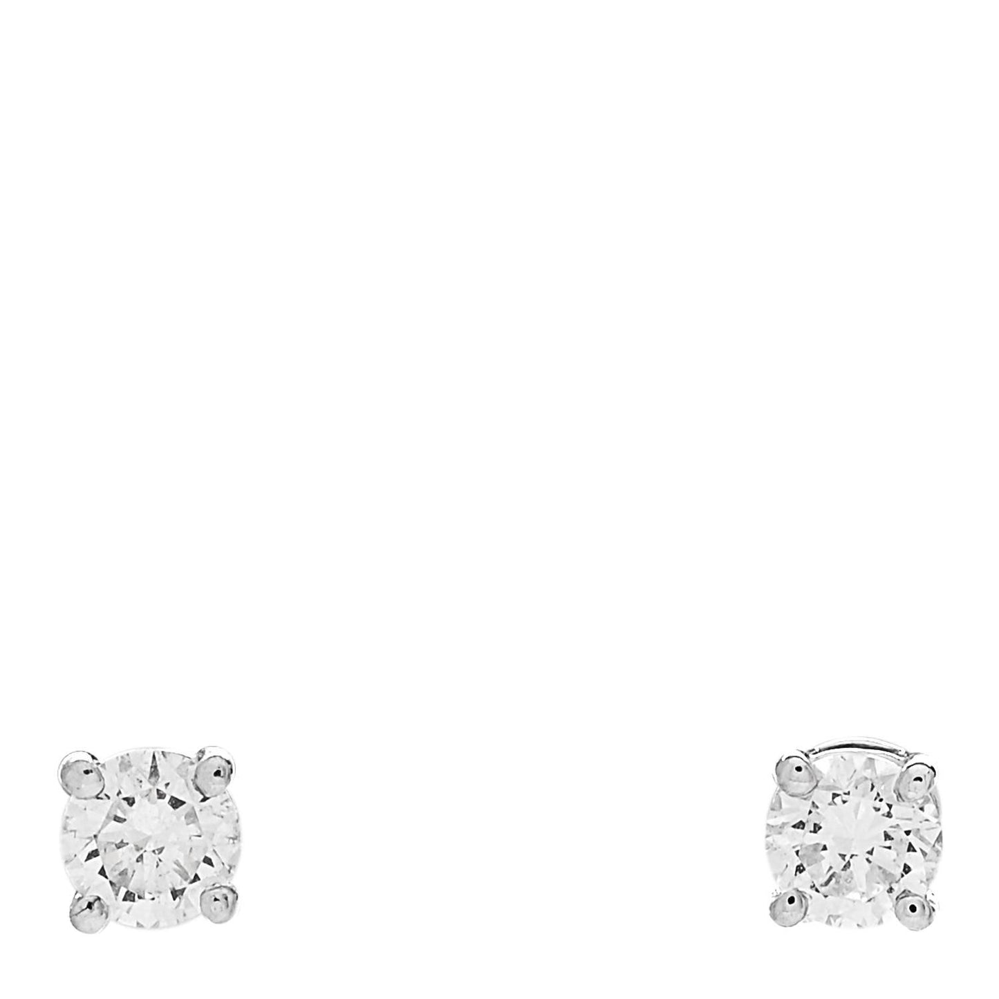 Platinum Diamond .30ctw Solitaire Earrings