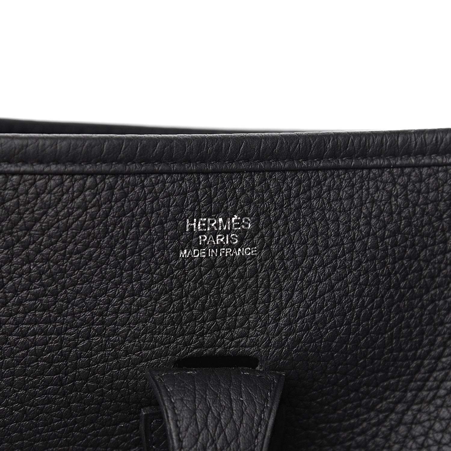 Hermes Taurillon Clemence Evelyne III PM Black 6 of 10