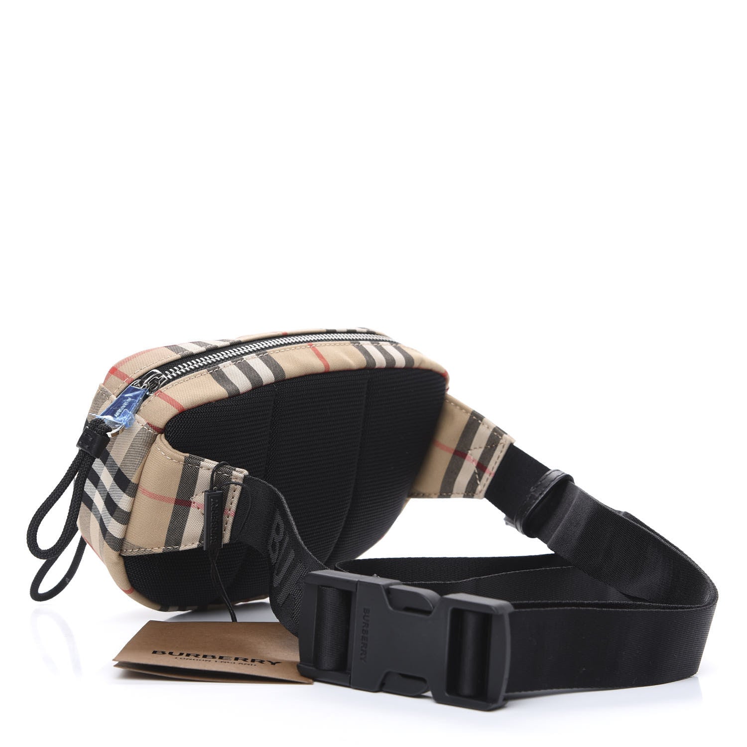 Burberry Nylon Vintage Check Small Cannon Bum Bag Archive Beige 2 of 8