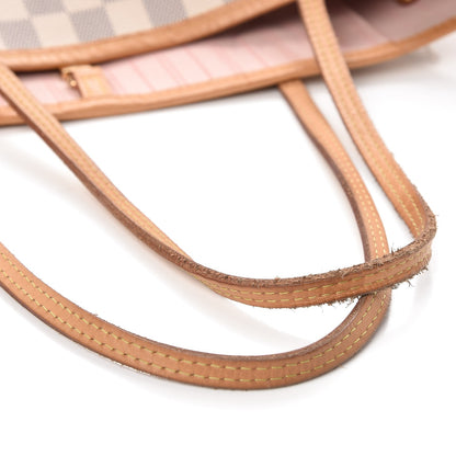 Louis Vuitton Damier Azur Neo Neverfull MM Rose Ballerine 10 of 13