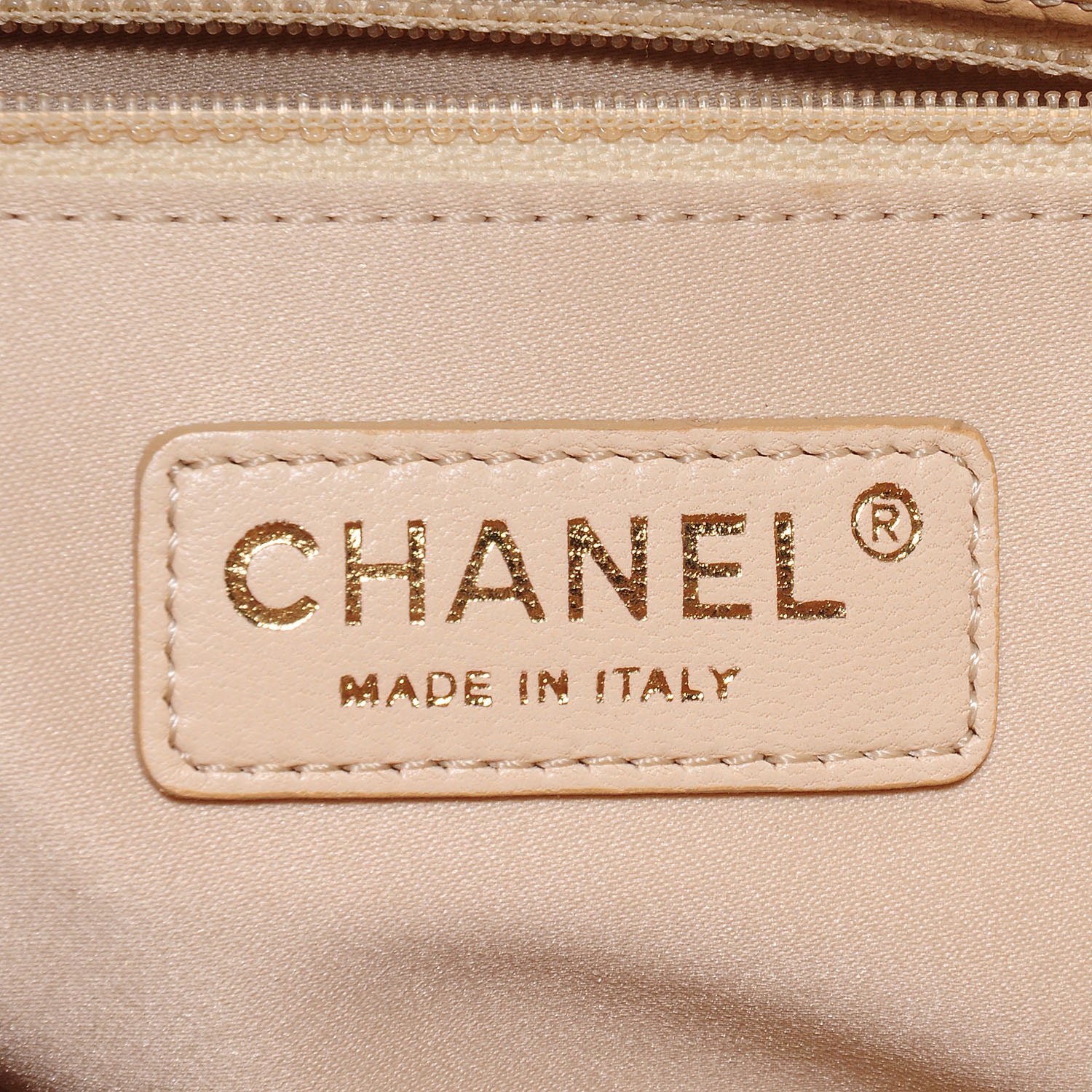Chanel Caviar Quilted Grand Shopping Tote GST Beige 5 of 6