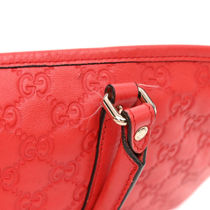 Gucci Guccissima Vitello Tender Large Joy Tote Sporting Red 13 of 18