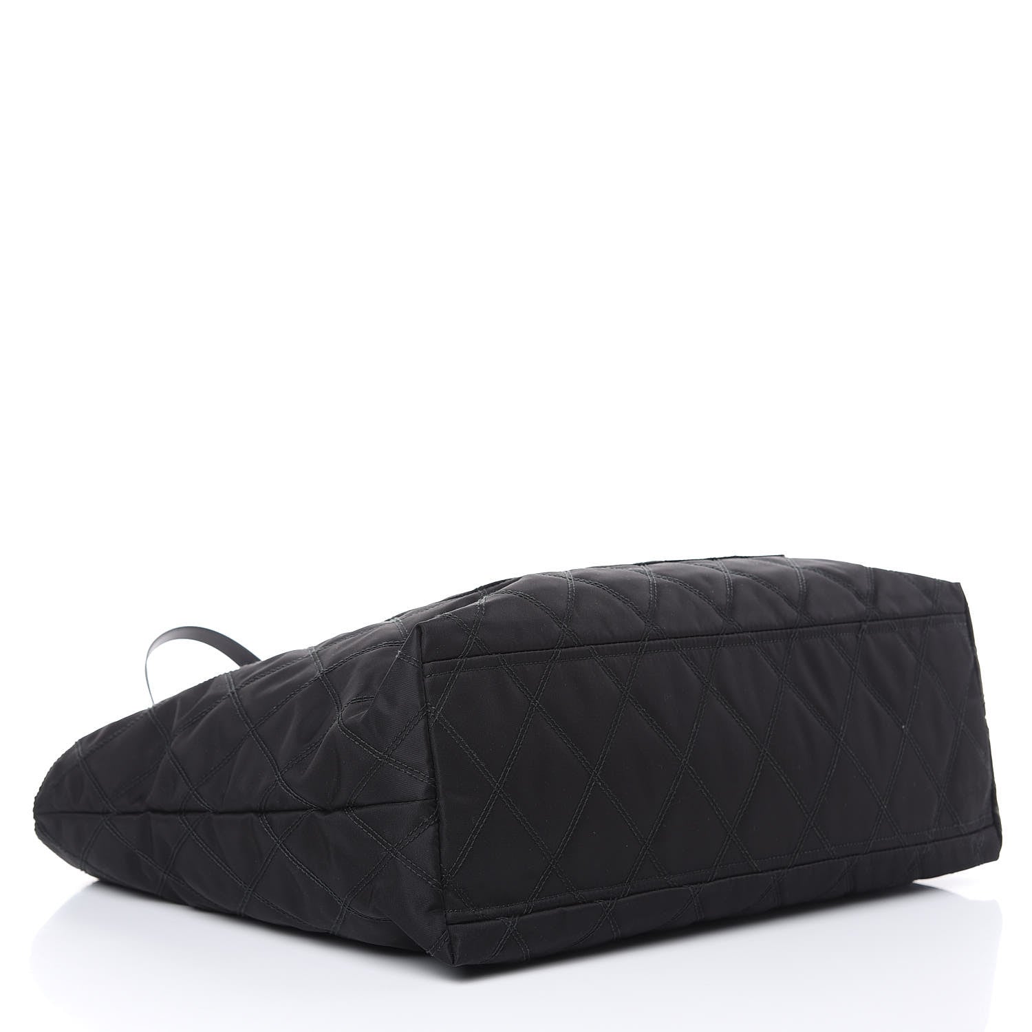 Prada Tessuto Nylon Quilted Shopping Tote Black 4 of 11