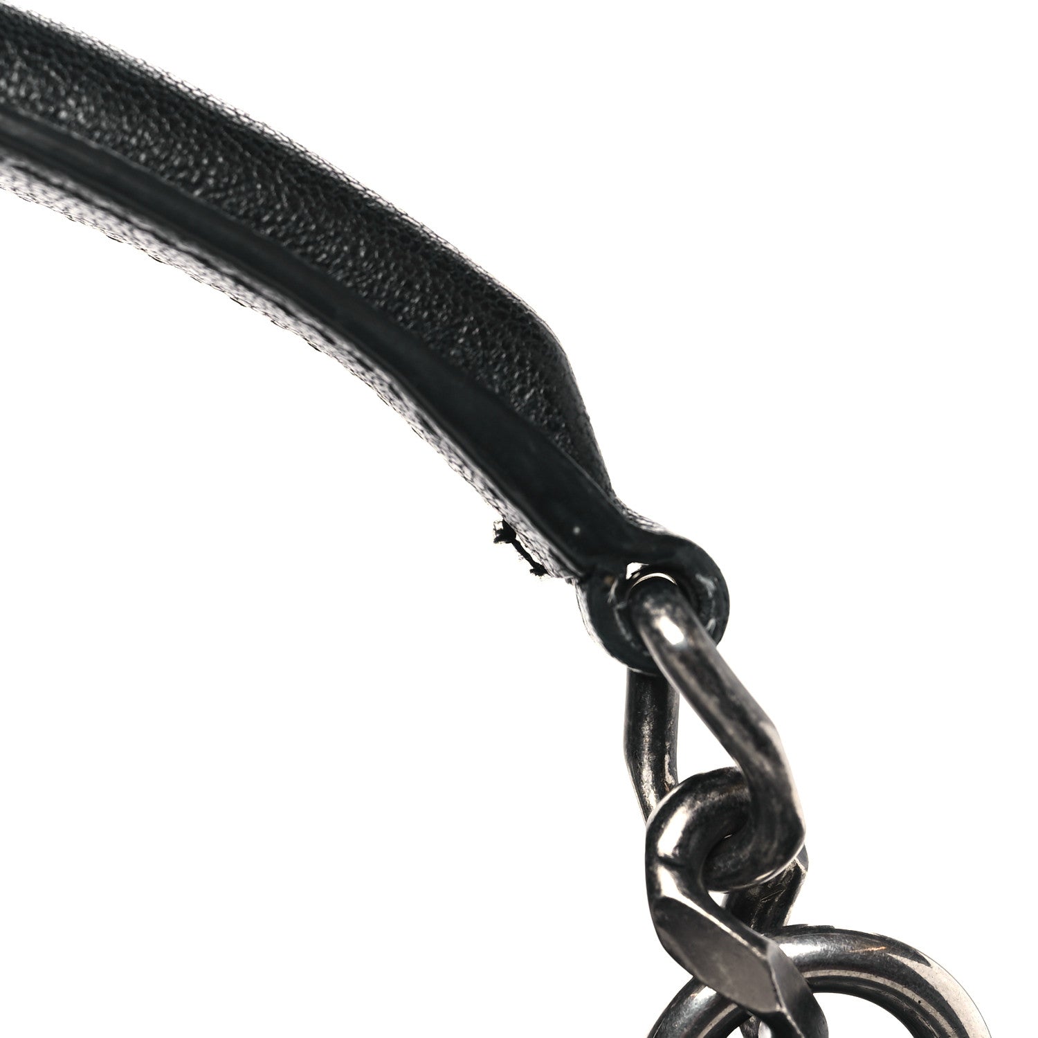 Saint Laurent Sheepskin Matelasse Chevron Monogram Medium College Bag Black 10 of 12