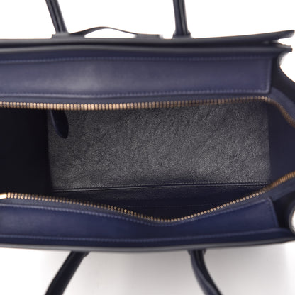 Celine Smooth Calfskin Micro Luggage Ink 8 of 9