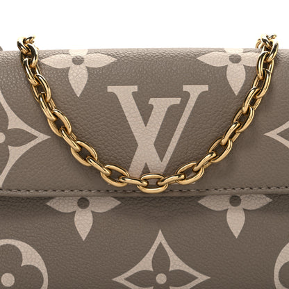 Louis Vuitton Empreinte Monogram Giant Ivy Wallet On Chain Tourterelle Creme 7 of 9