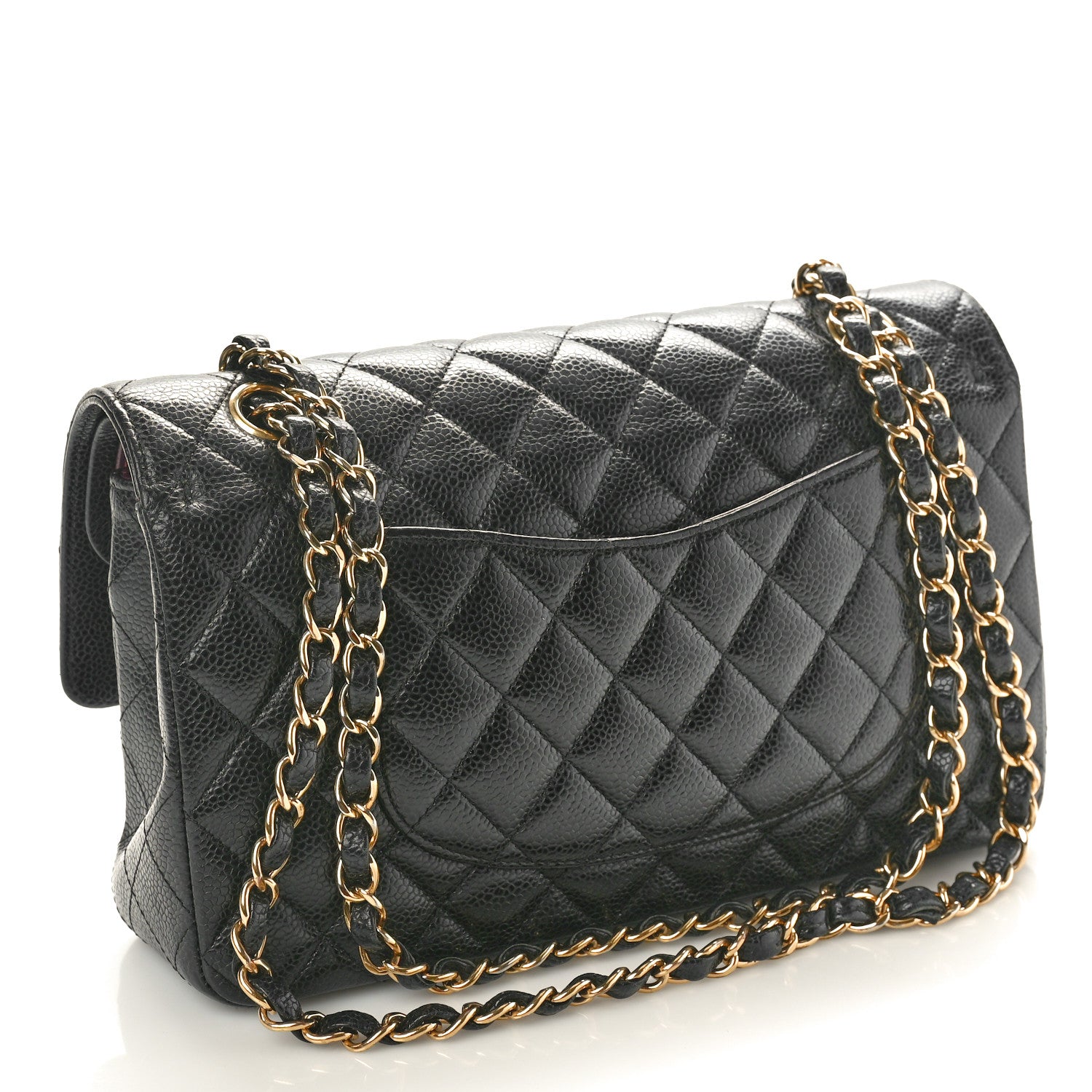 Chanel Caviar Quilted Medium Double Flap Black 2 of 11