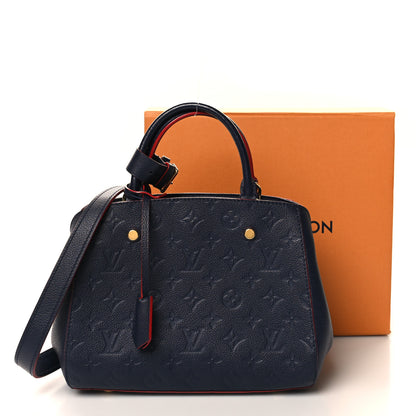 Louis Vuitton Empreinte Montaigne BB Marine Rouge 11 of 11