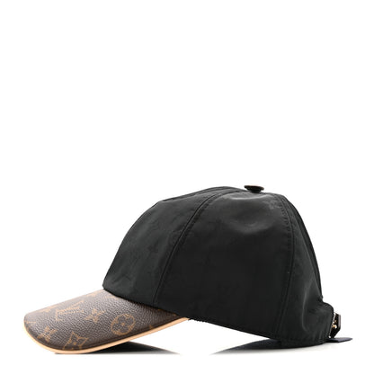 Louis Vuitton Polyester Silk Monogram LV Get Ready Cap M Black 4 of 9