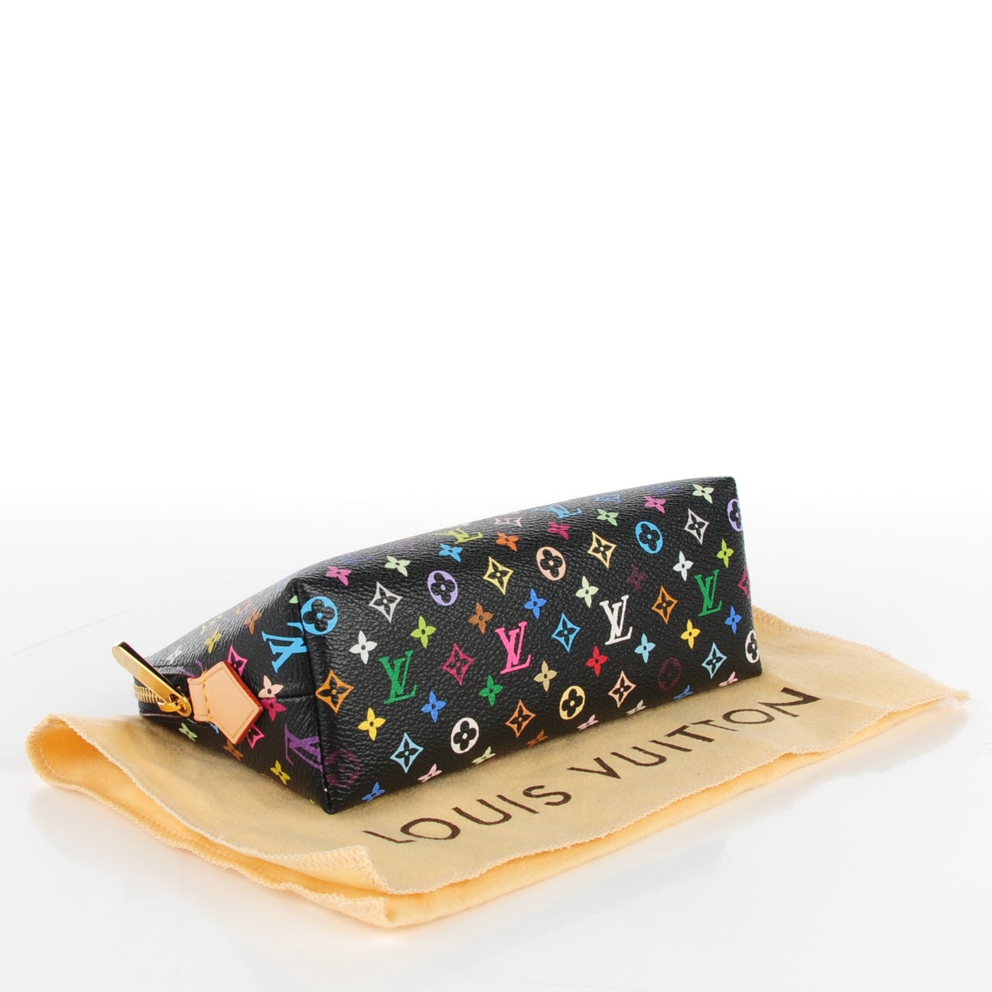 Monogram Multicolor Cosmetic Pouch Black Grenade