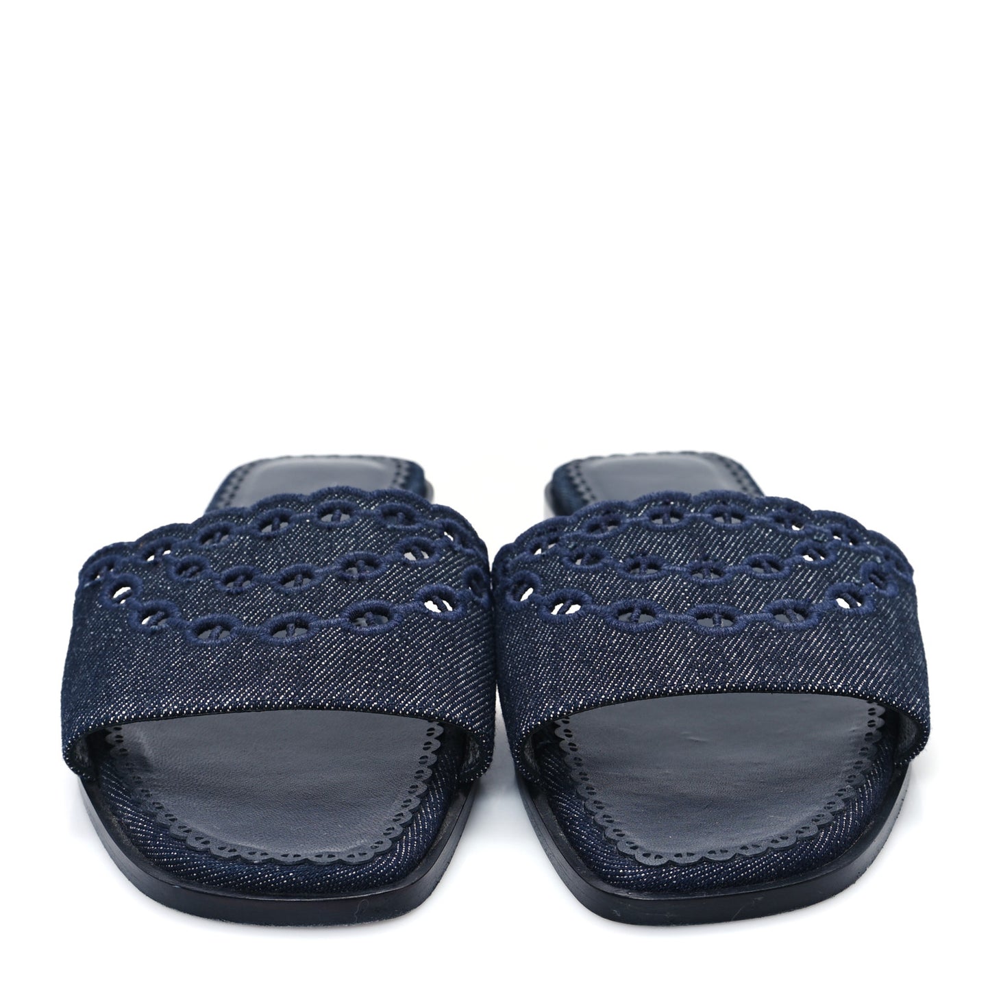 Denim Chaine d'Ancre Gaelle Sandals 38.5 Blue