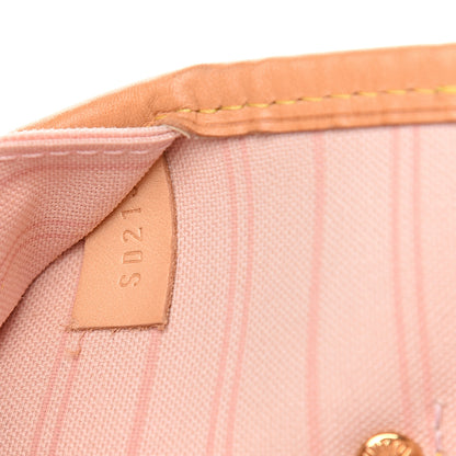 Louis Vuitton Damier Azur Neo Neverfull MM Rose Ballerine 7 of 10