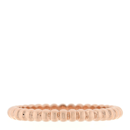 Van Cleef & Arpels 18K Rose Gold Small Perlee Ring 52 6 3 of 5