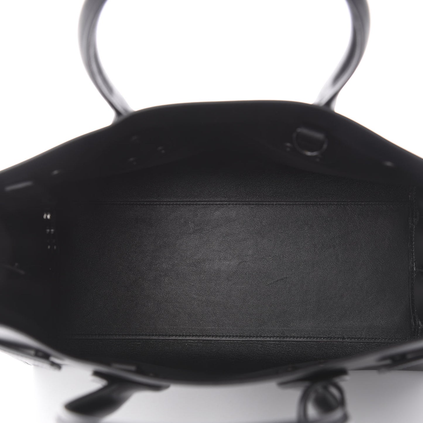 Smooth Calfskin Small Sac De Jour Black