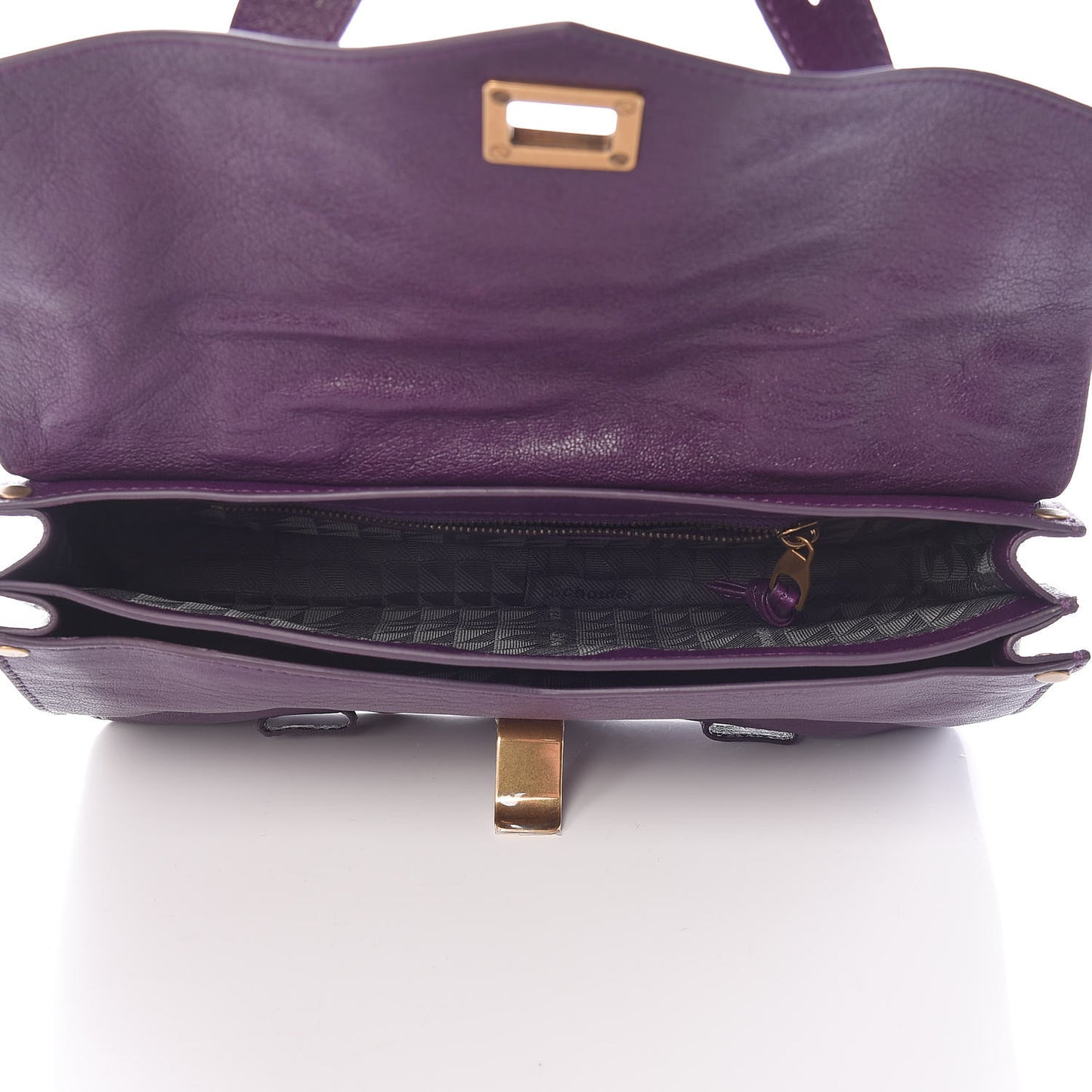 Lambskin PS1 Pochette Clutch Grape Jam