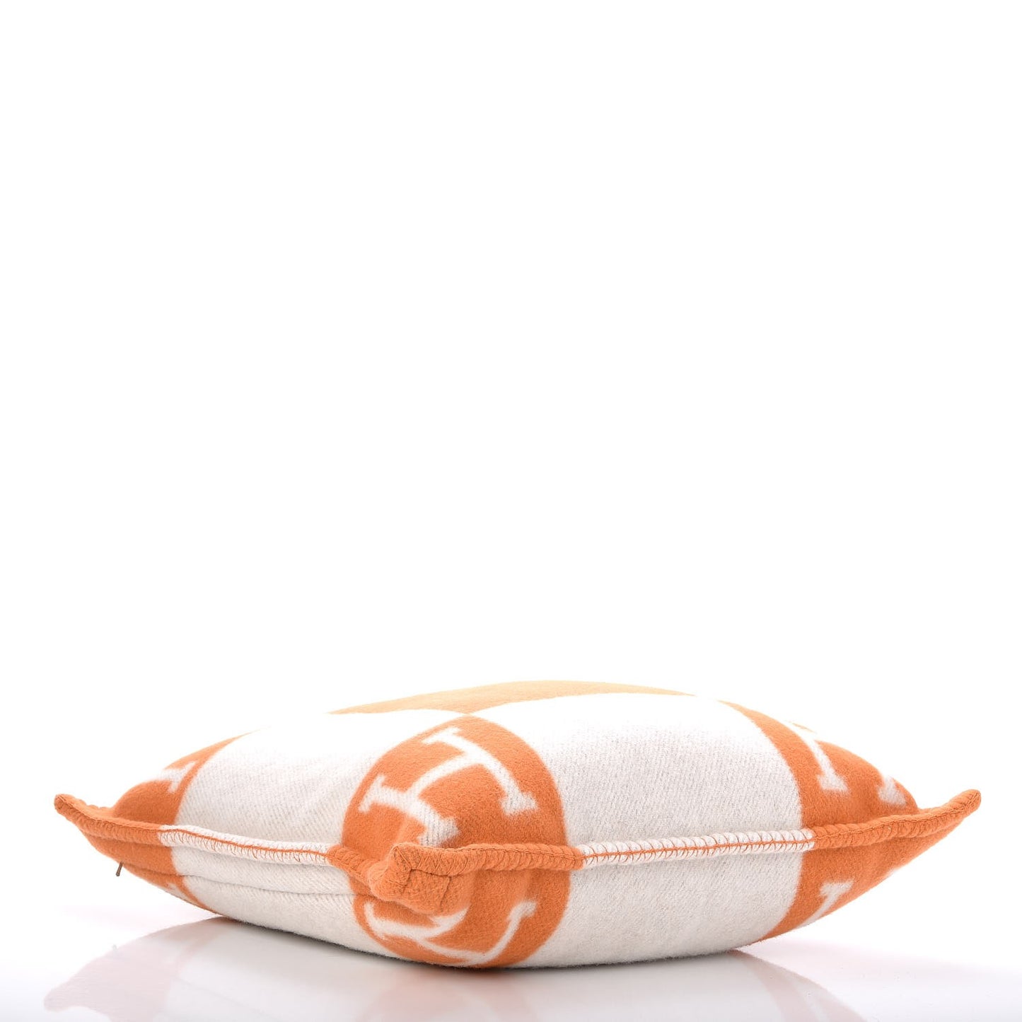 Wool Cashmere Avalon Pillow PM Ecru Potiron