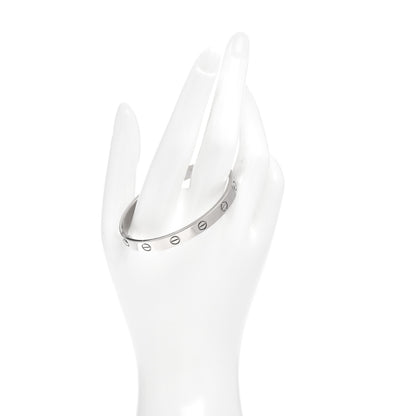 Cartier 18K White Gold LOVE Bracelet 16 2 of 4