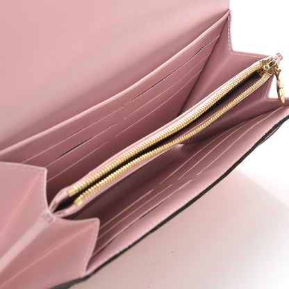 Louis Vuitton Vernis Sarah Wallet NM Rose Ballerine 7 of 7