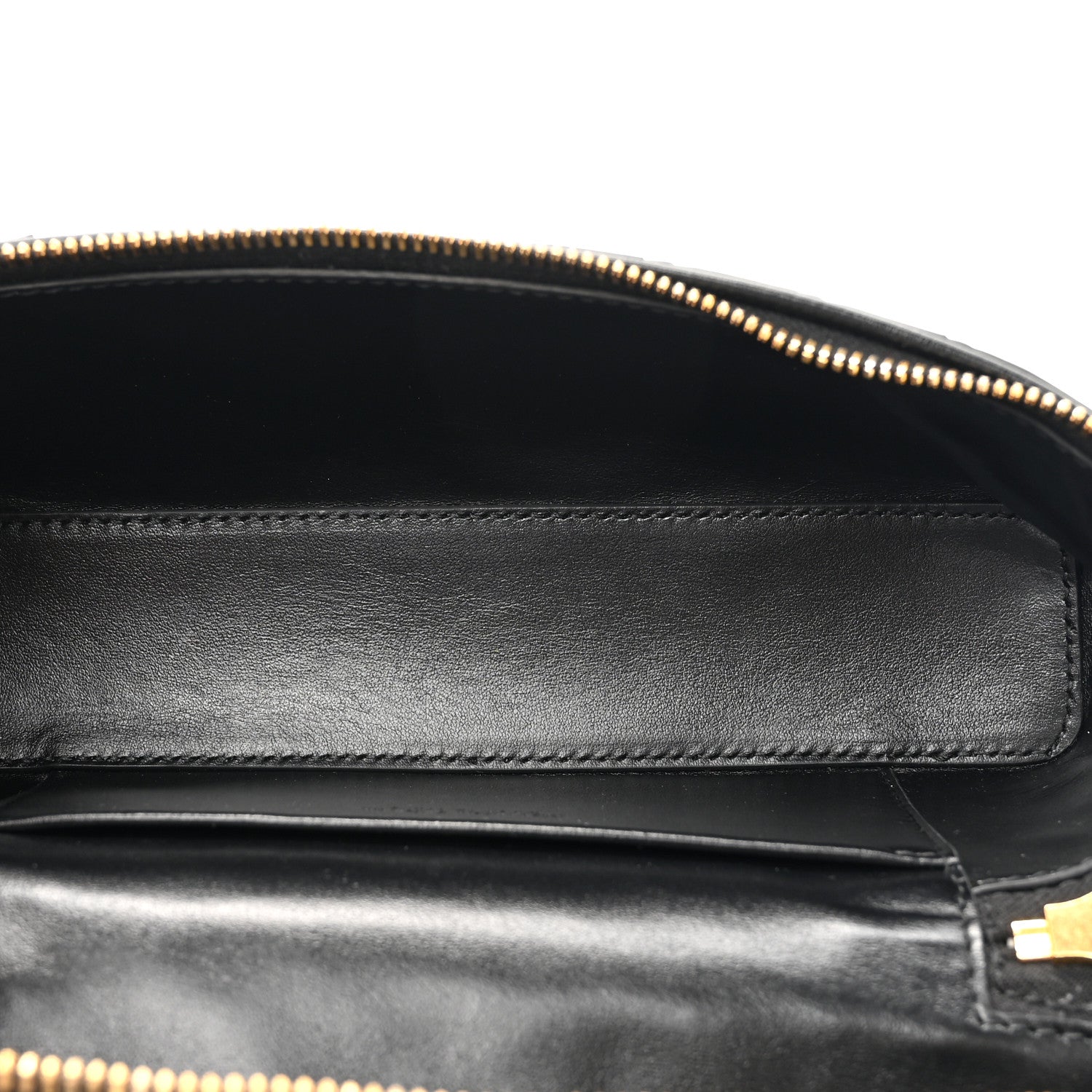 Bottega Veneta Calfskin Intrecciato Bang Bang Vanity Case Black 5 of 9