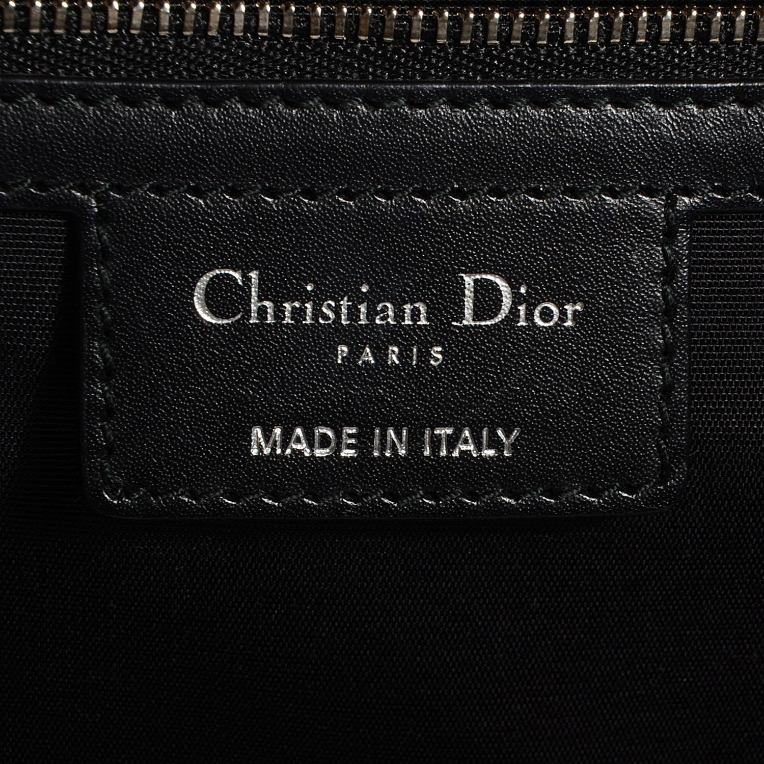 Christian Dior Coated Canvas Cannage Medium Panarea Tote Black 6 of 8
