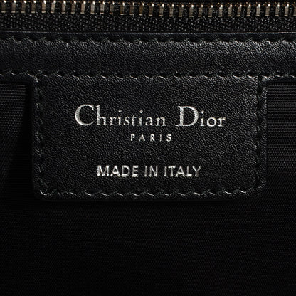 Christian Dior Coated Canvas Cannage Medium Panarea Tote Black 6 of 8