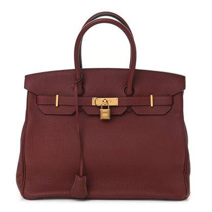 Hermes Togo Birkin 35 Rouge H 1 of 18