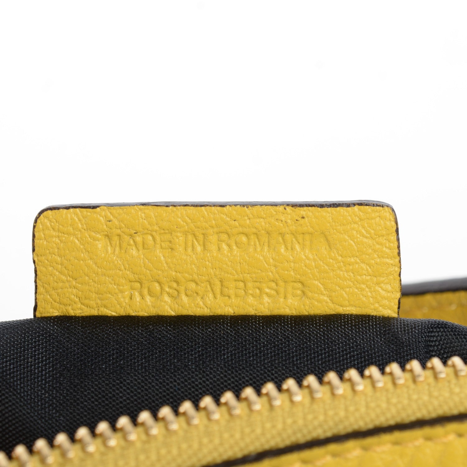 Burberry House Check Bridle Calfskin Peyton Crossbody Yellow 8 of 10