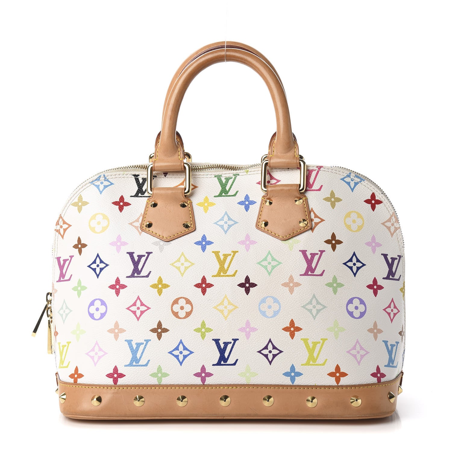 Louis Vuitton Monogram Multicolor Alma White 1 of 8