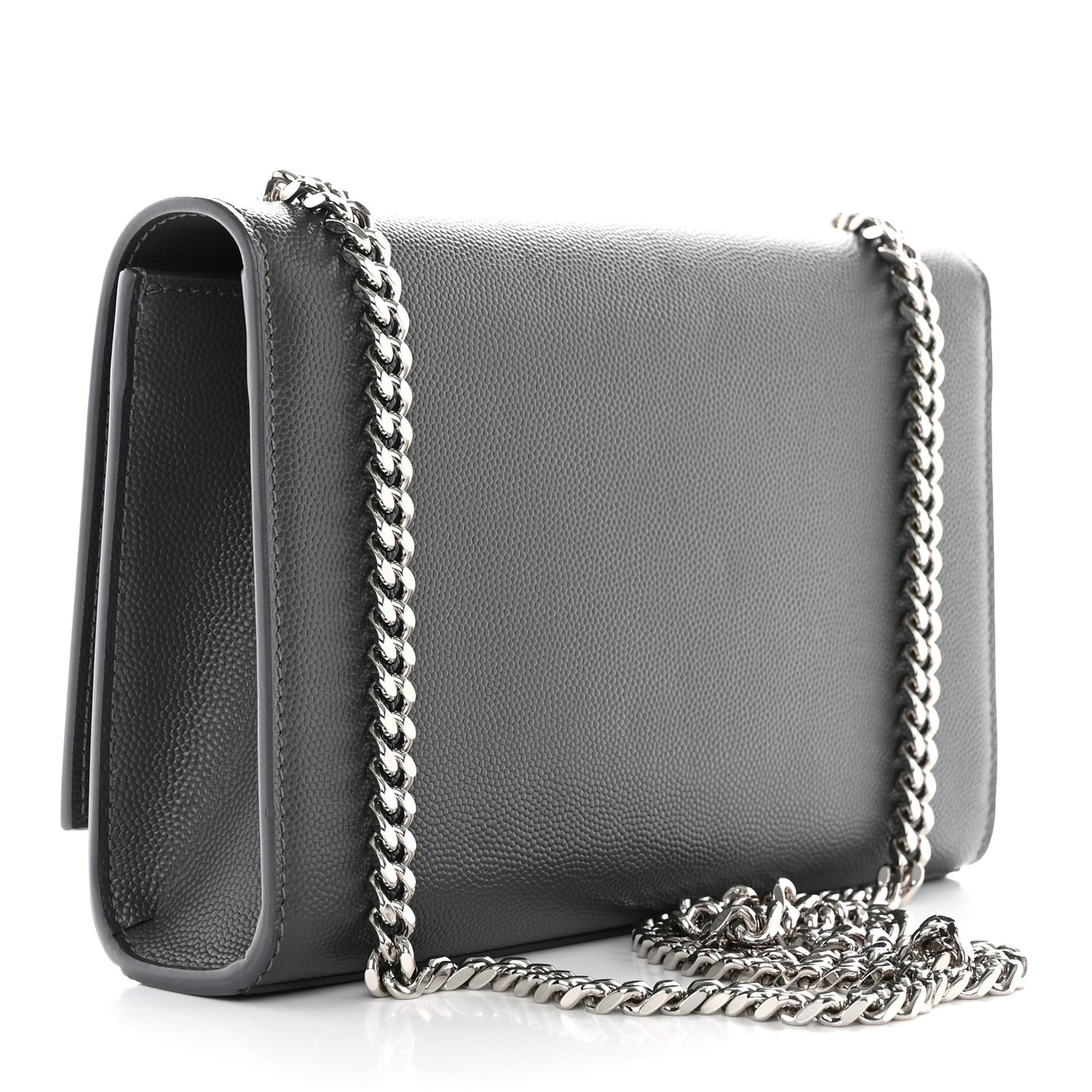 Grain De Poudre Small Monogram Kate Satchel Fog