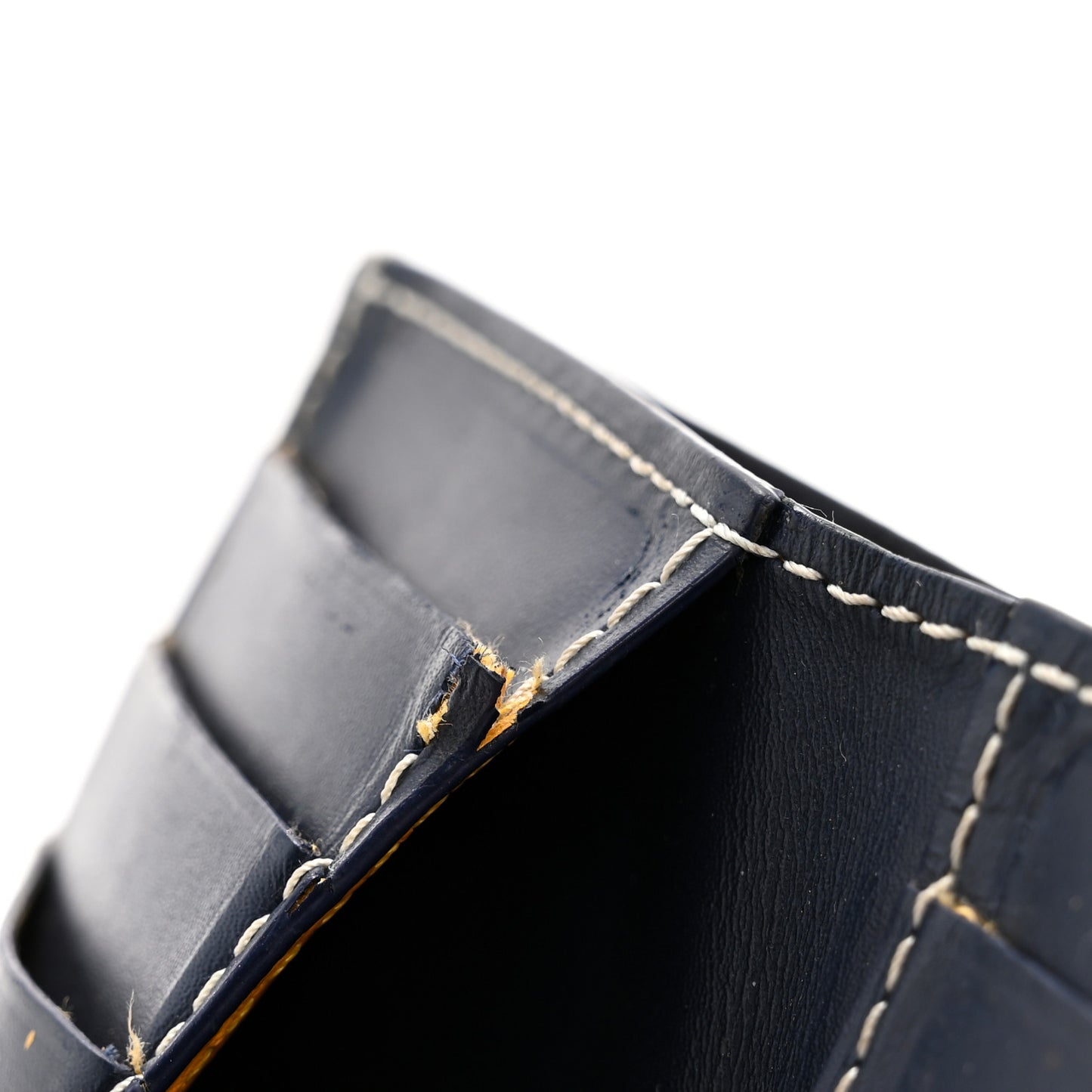 Goyardine Saint Pierre Card Holder Navy