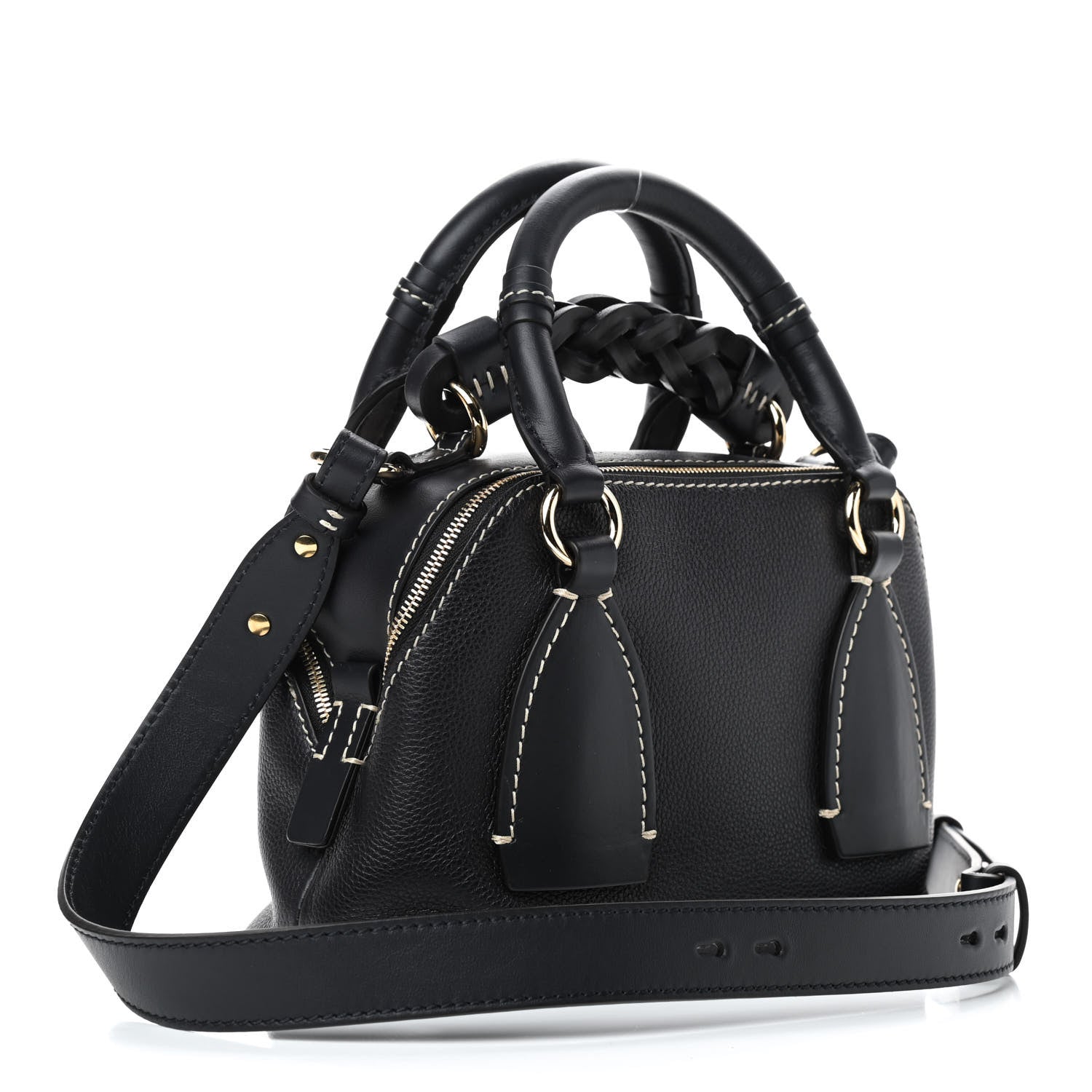 Chloe Calfskin Small Daria Full Blue 2 of 9