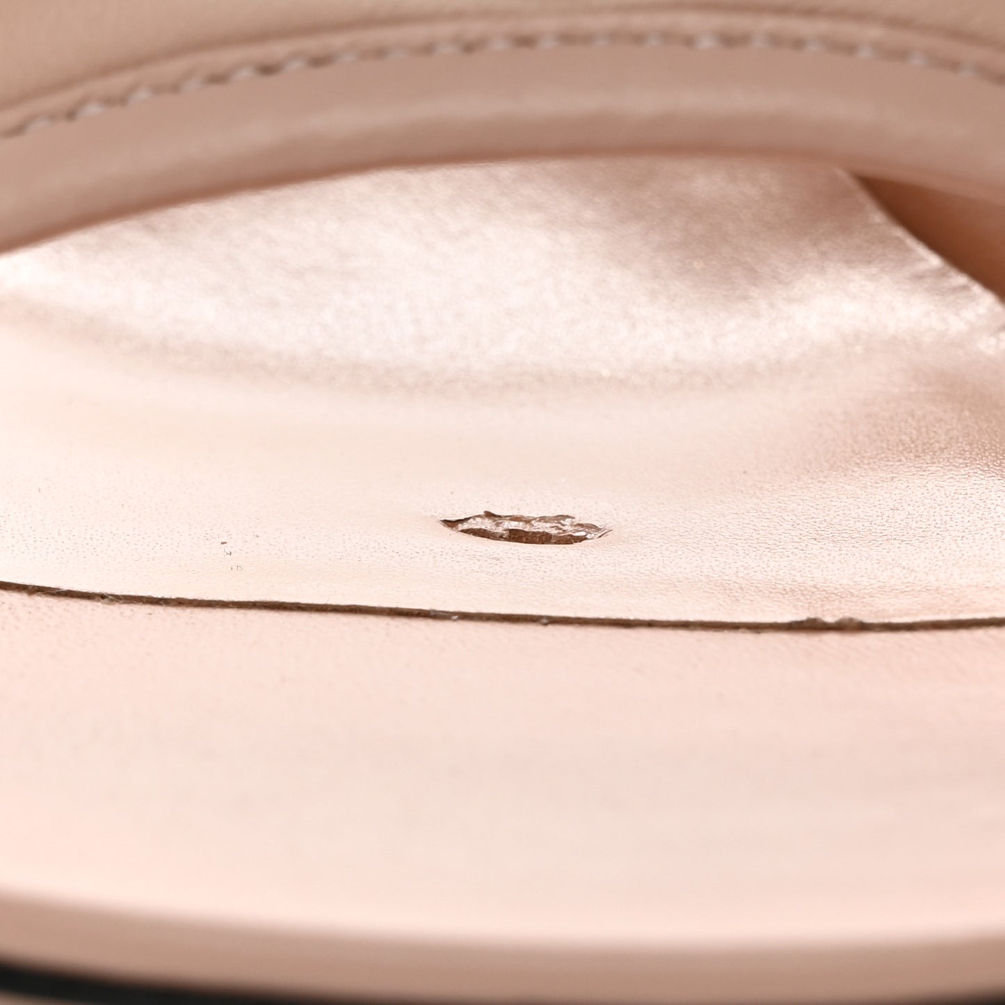 Nappa Matelasse GG Marmont 55mm Slide Sandals 38 Skin Rose