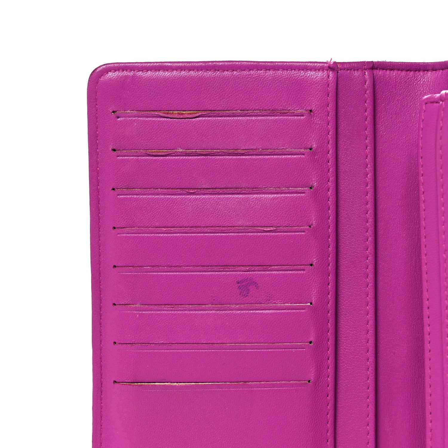 Chanel Lambskin Quilted Boy Yen Wallet Pink 17 of 22