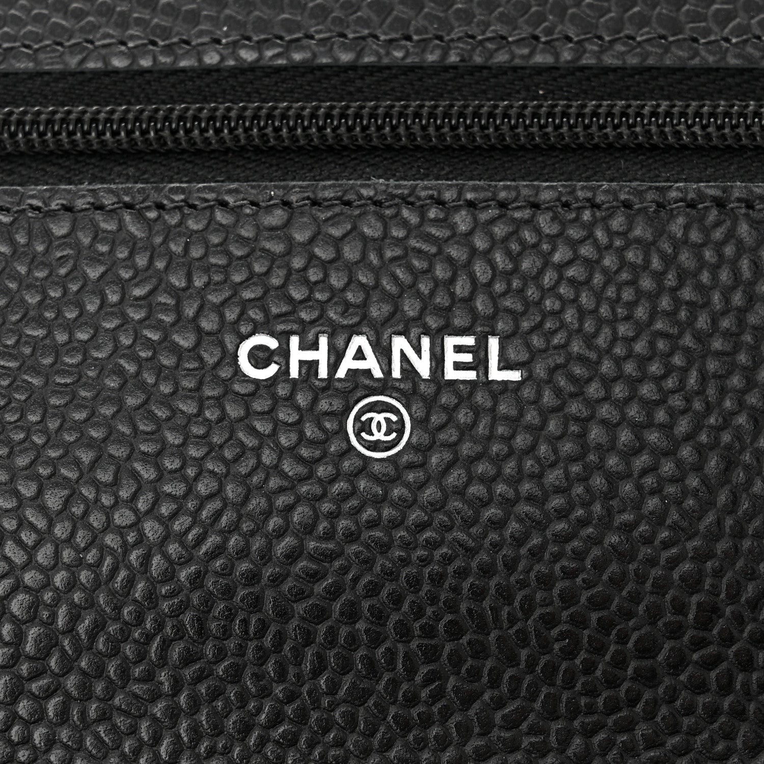 Chanel Caviar Quilted Wallet on Chain WOC Black 6 of 12
