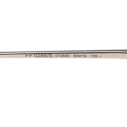 Fendi Metal F is Fendi Printed Run Away Round Frame Sunglasses FF 0285/S Black 5 of 8