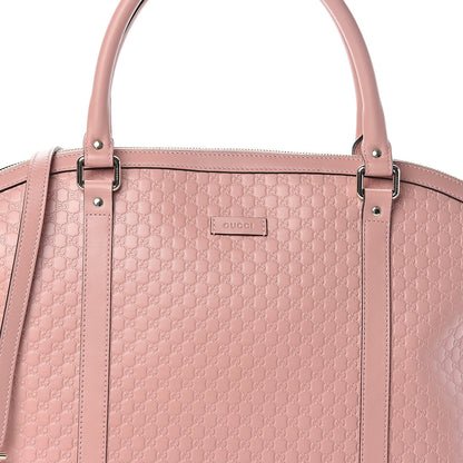 Gucci Soft Microguccissima Large Dome Satchel Soft Pink 7 of 9