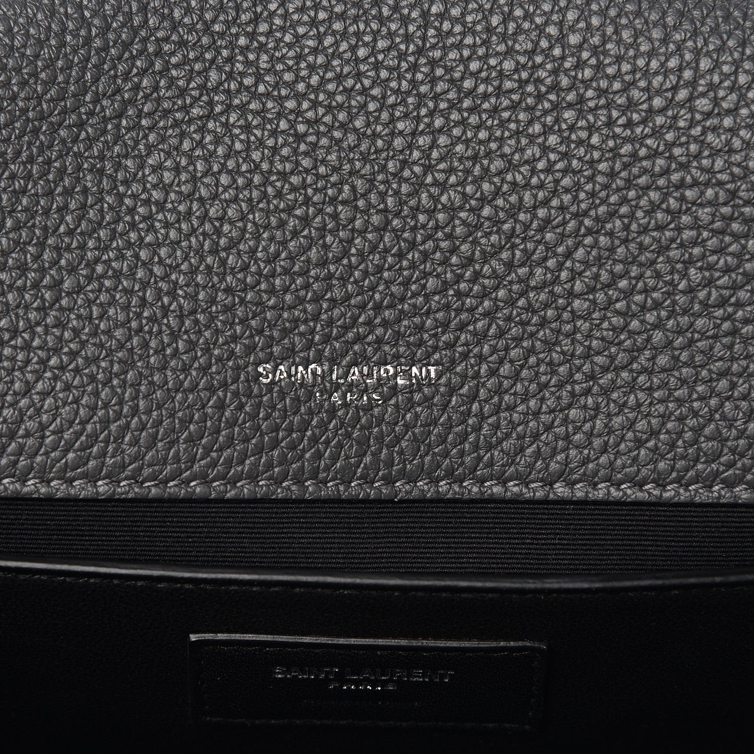 Saint Laurent Grained Calfskin Embossed Monogram Medium Sunset Storm 8 of 12