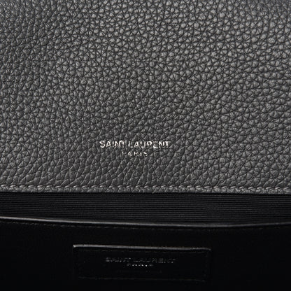 Saint Laurent Grained Calfskin Embossed Monogram Medium Sunset Storm 8 of 12