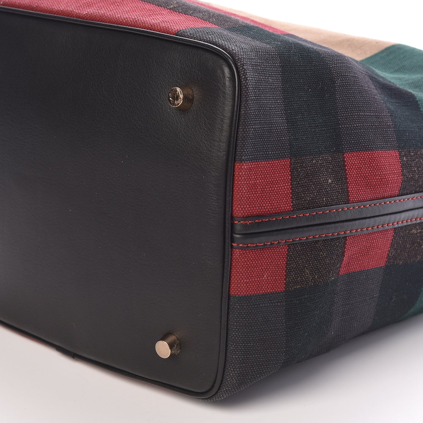 Canvas Mega Check Medium Ashby Hobo Multicolor