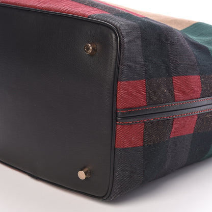 Burberry Canvas Mega Check Medium Ashby Hobo Multicolor 9 of 10