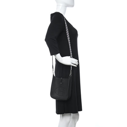 Hermes Taurillon Maurice Zigzag Evelyne TPM Black 2 of 12