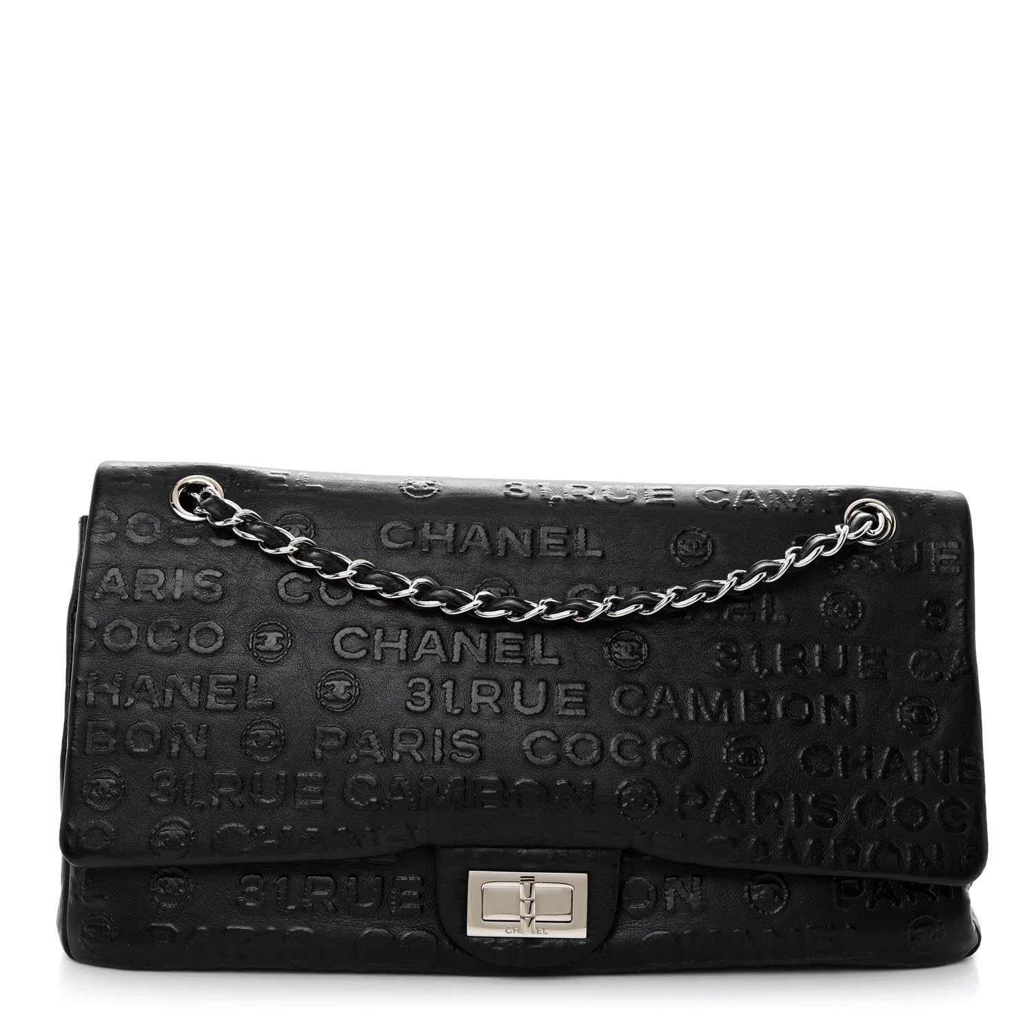 Chanel Calfskin Unlimited Jumbo Double Flap Black 1 of 10