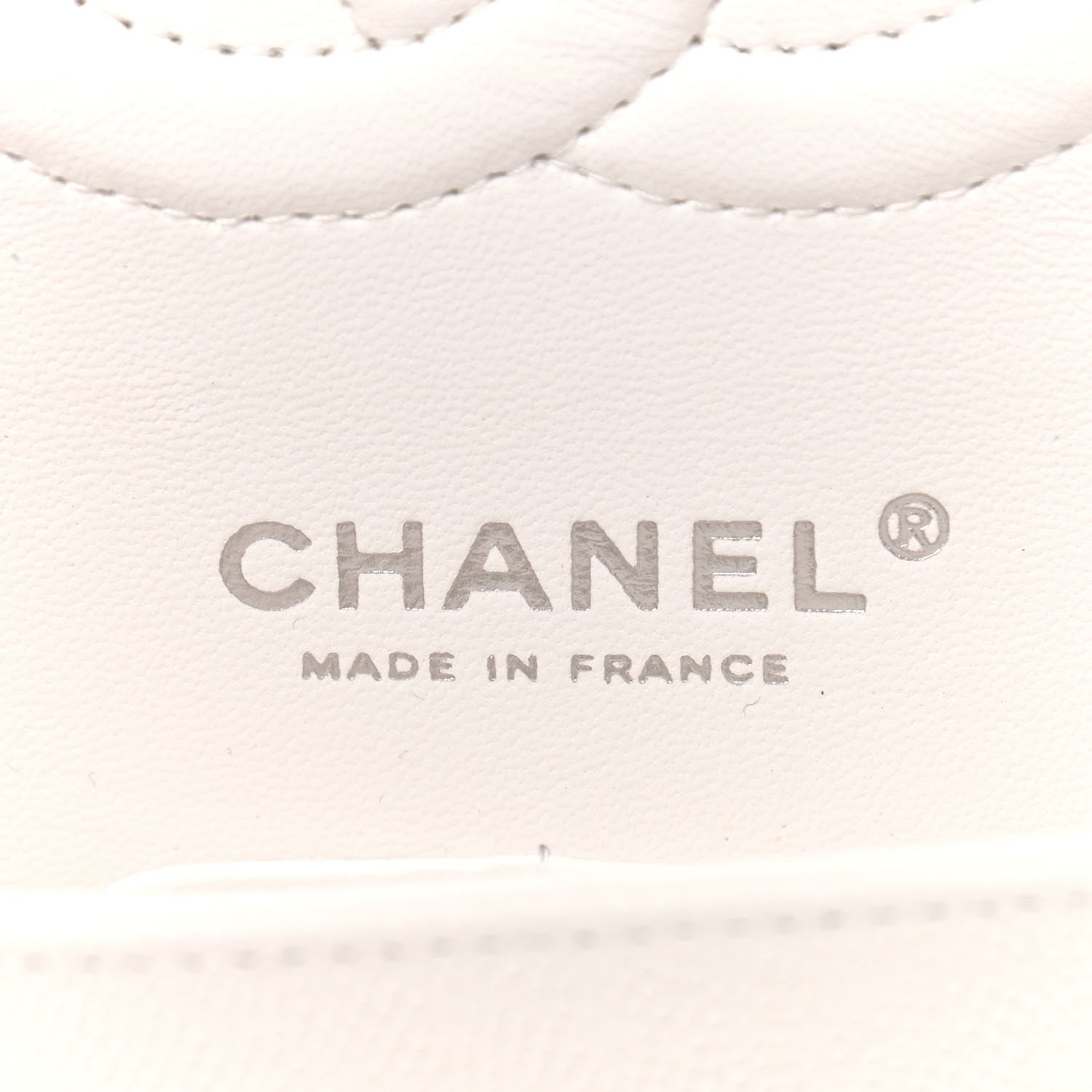 Chanel Caviar Quilted Medium Double Flap White 6 of 9