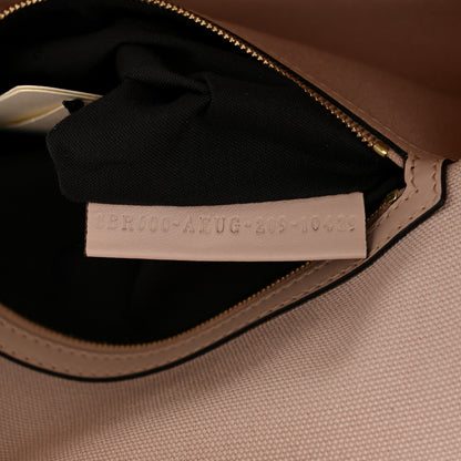 Fendi Canvas Vitello King FF Embroidered Baguette Rosa Quarzo Bloody Mary Multicolor 7 of 10