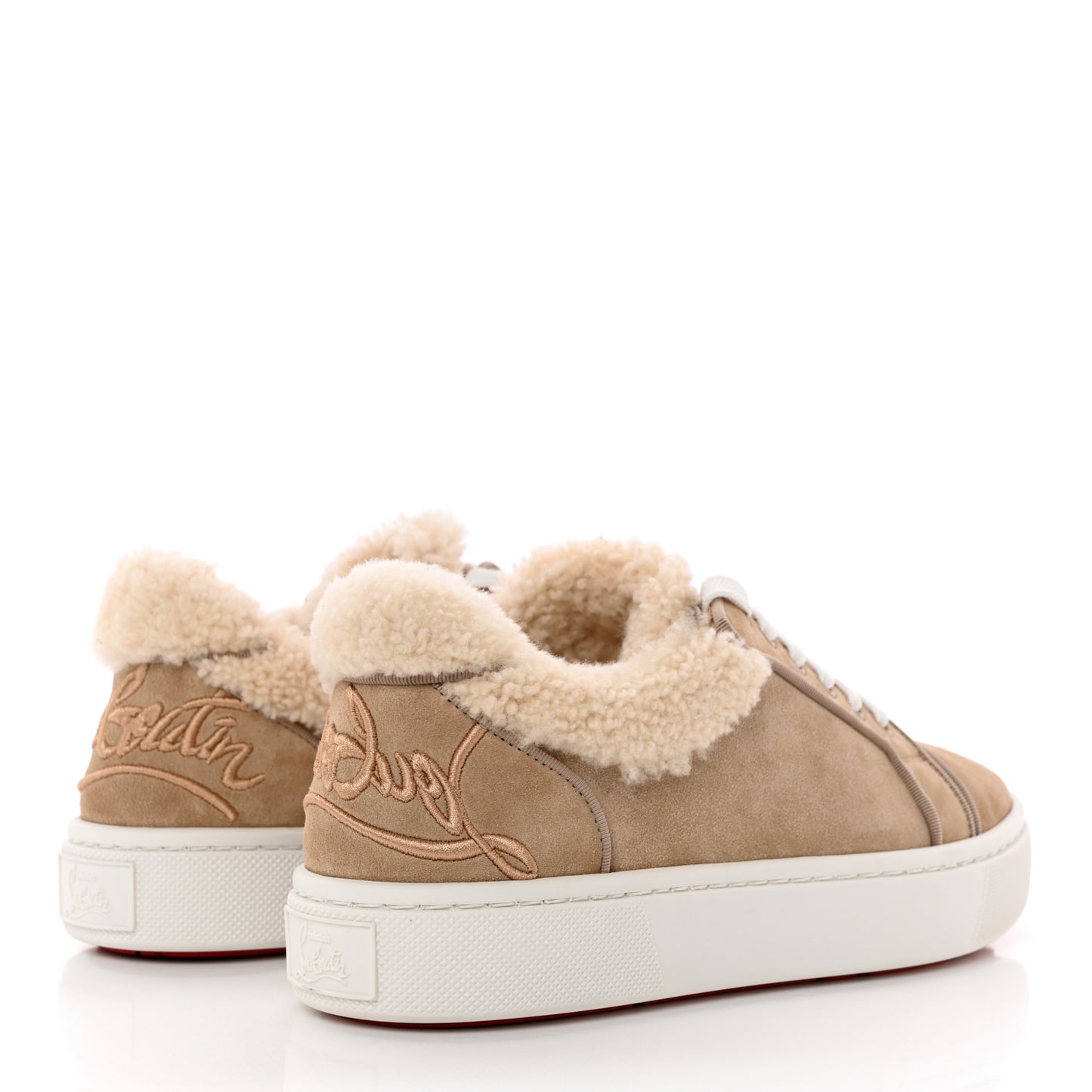 Suede Shearling Fun Vierissima Flat Sneakers 37 Atlas 37
