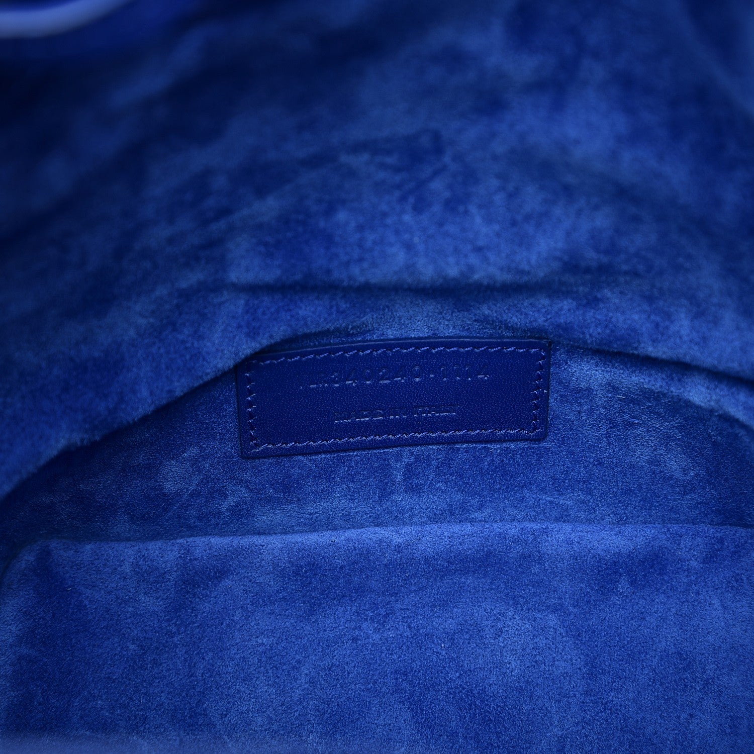 Saint Laurent Calfskin Small Emmanuelle Bucket Bag Blue Marjorelle 7 of 8